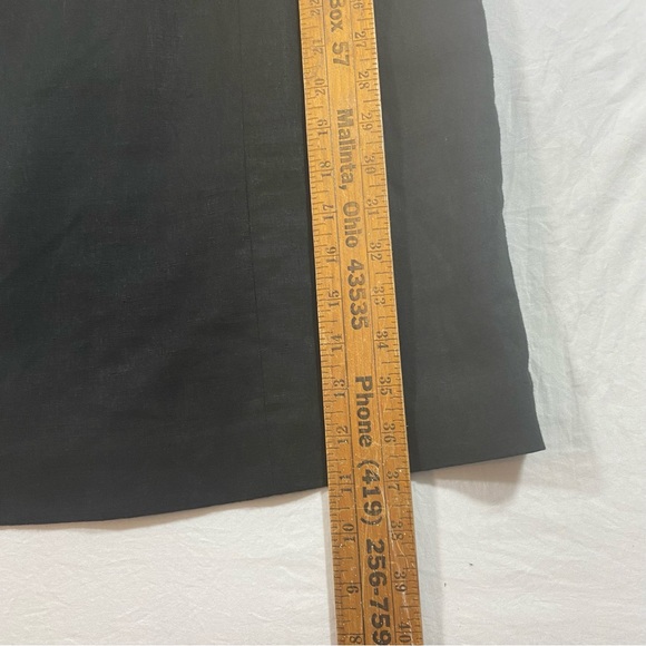 Adolfo Studio Dress Woman’s 8 Linen Mini Pencil Dress Short Sleeve Crew Neck - Picture 10 of 10